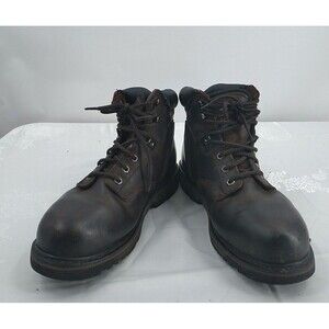 Timberland Men's Work Boots Size: 9.5 Pro Pit Boss  6" Steel Toe Work Boot